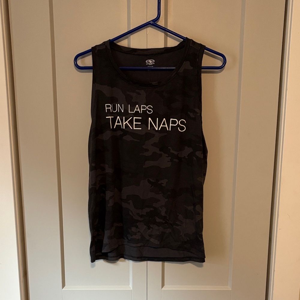 Athletic Works Black Camo Tank Top